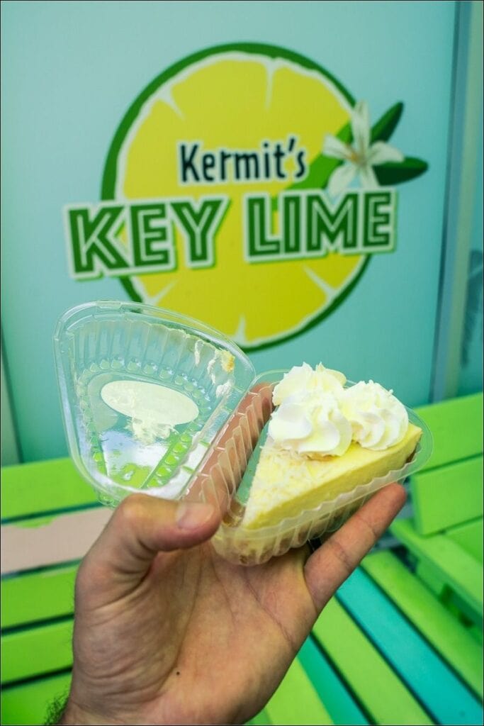 Coconut Key lime pie at Kermit's in Key West