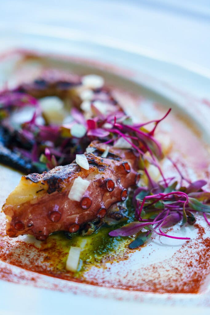 Grilled octopus at Southernmost Beach Cafe, Key West