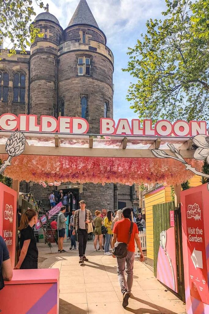 Gilded Balloon during the Edinburgh Festival