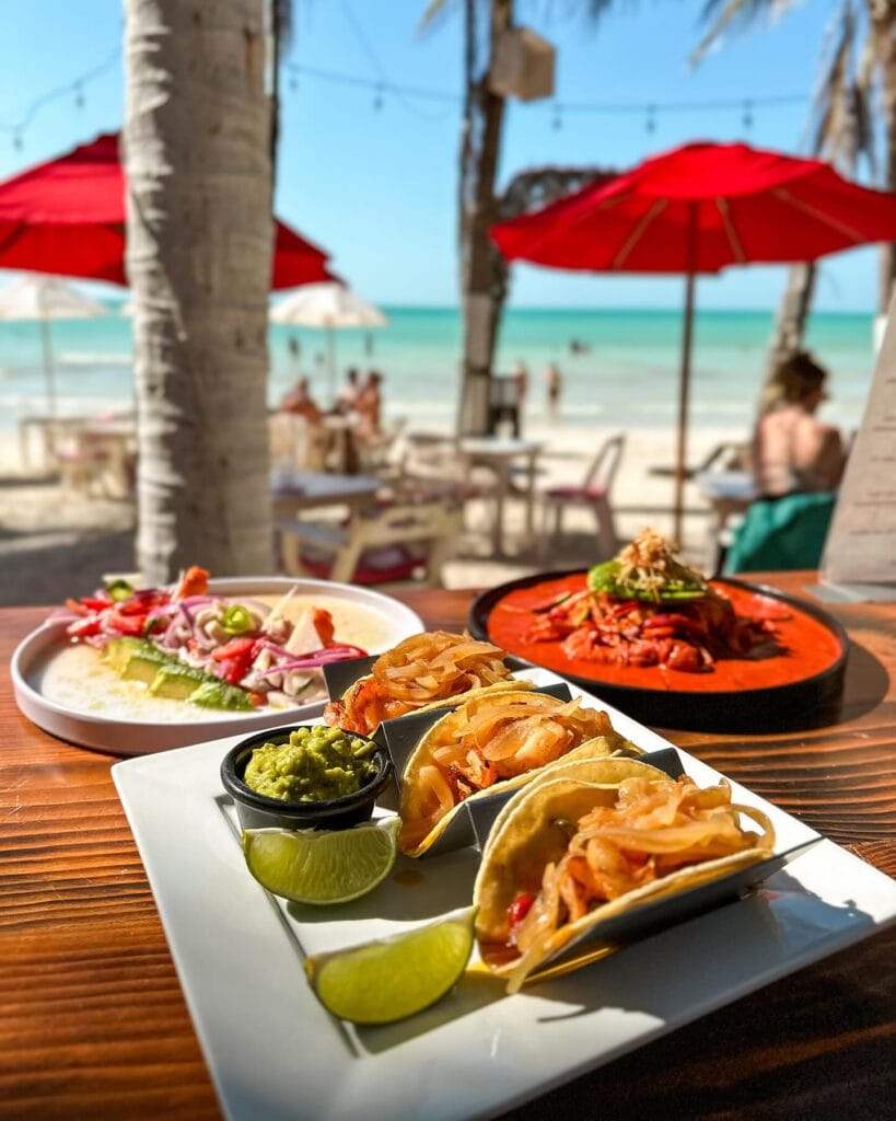 Tasty lunch at Holbox Dream