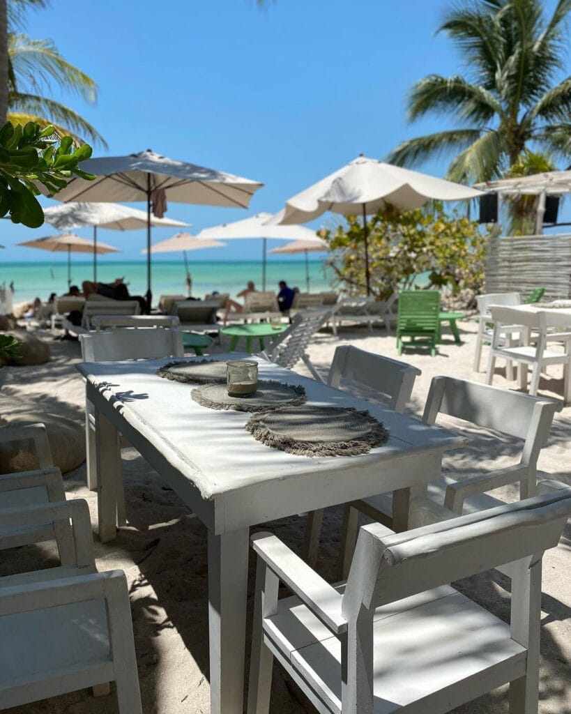 Maruva Beach Club in Isla Holbox