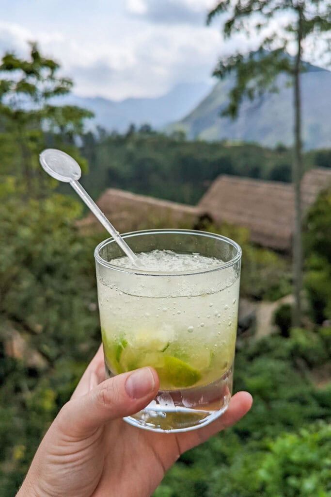 cocktail at 98 acres resort ella