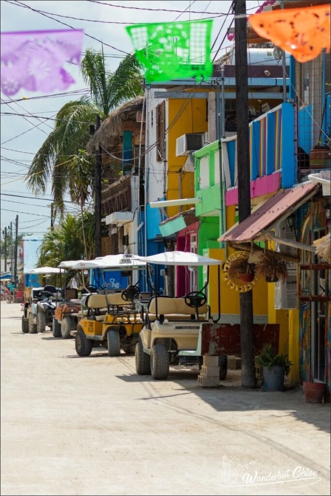 isla holbox golf carts