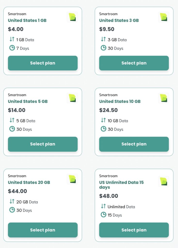 Sim Local data plans