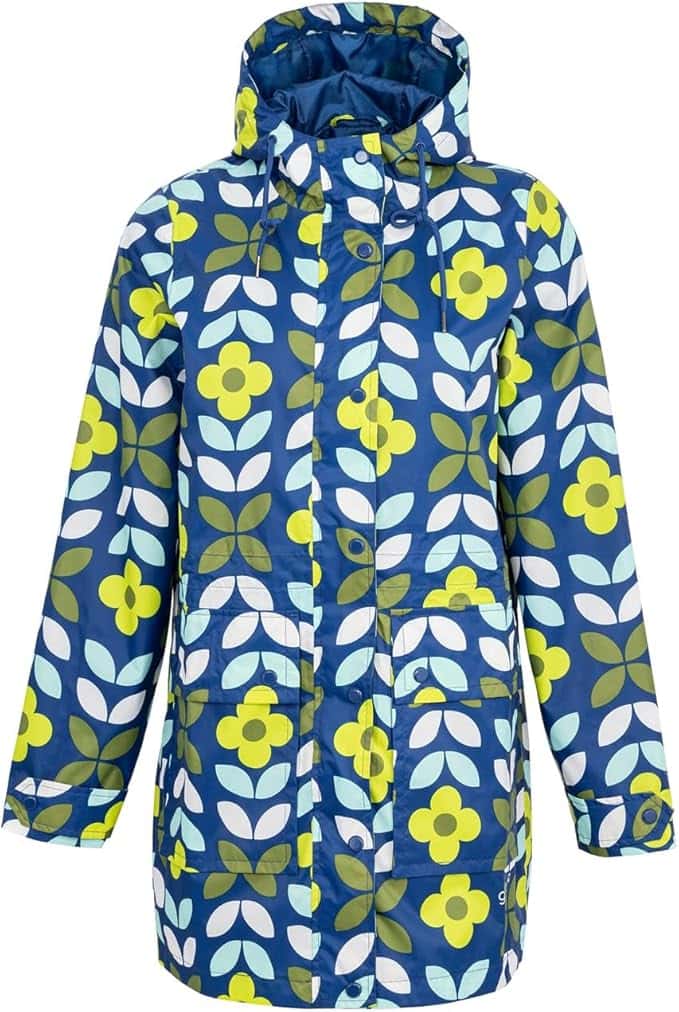 Gelert Womens Rain Long waterproof Jacket Outerwear Top