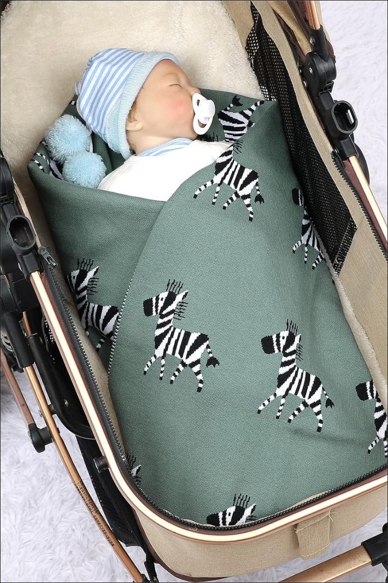 zebra baby blanket