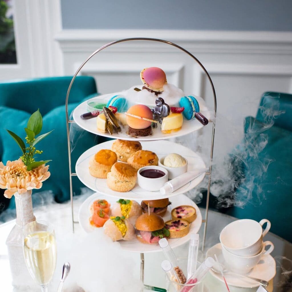 science afternoon tea ampersand hotel london