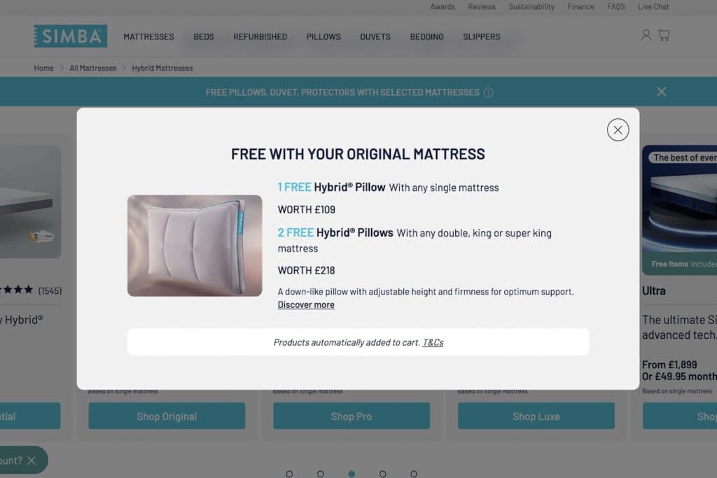 Look for deals where you get extras included