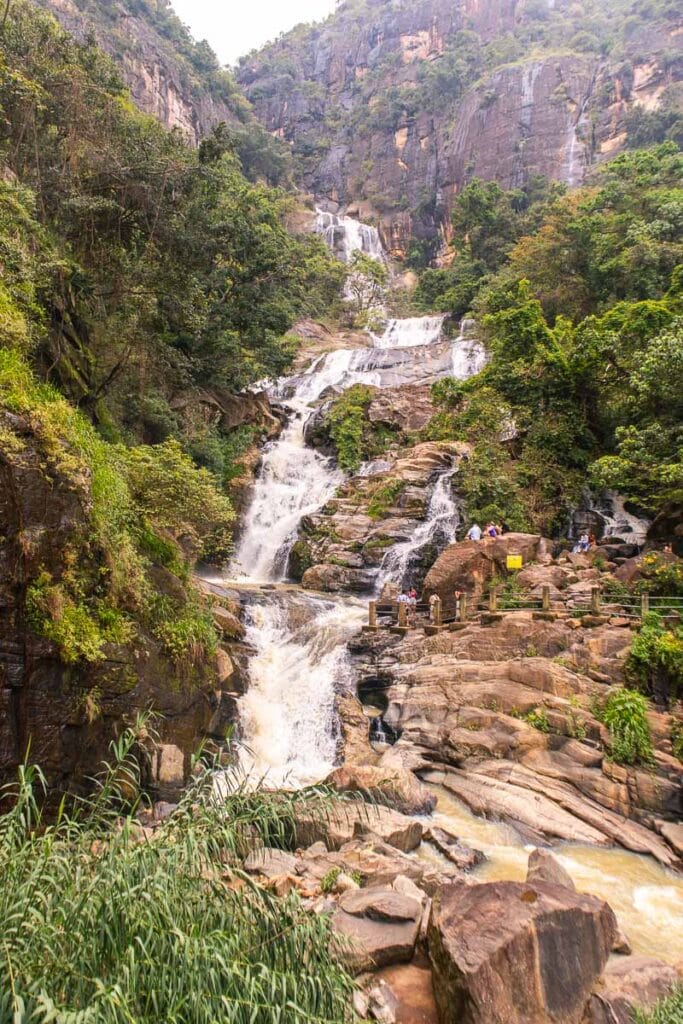 visiting ravana waterfall ella with kids