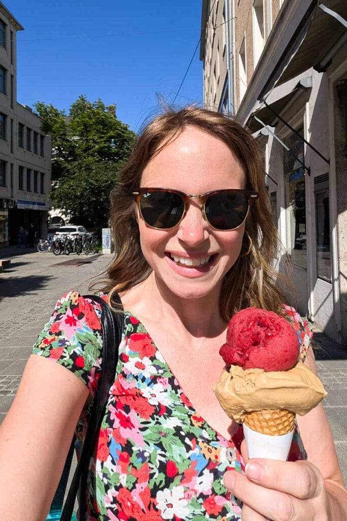 Ice cream from Eis Greissler