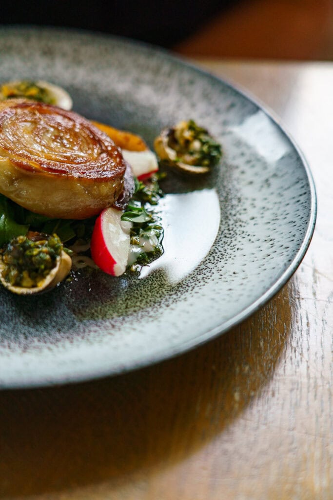 Avinėlio pilvo starterio kabliuko restoranas