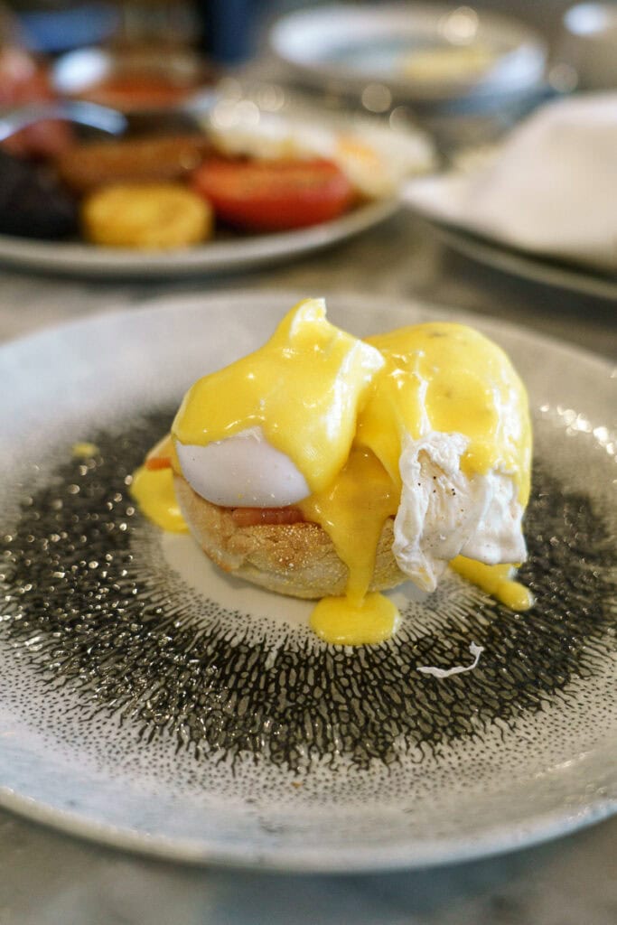 Pusryčiai „Dormy House“ viešbutyje Kotsvolde