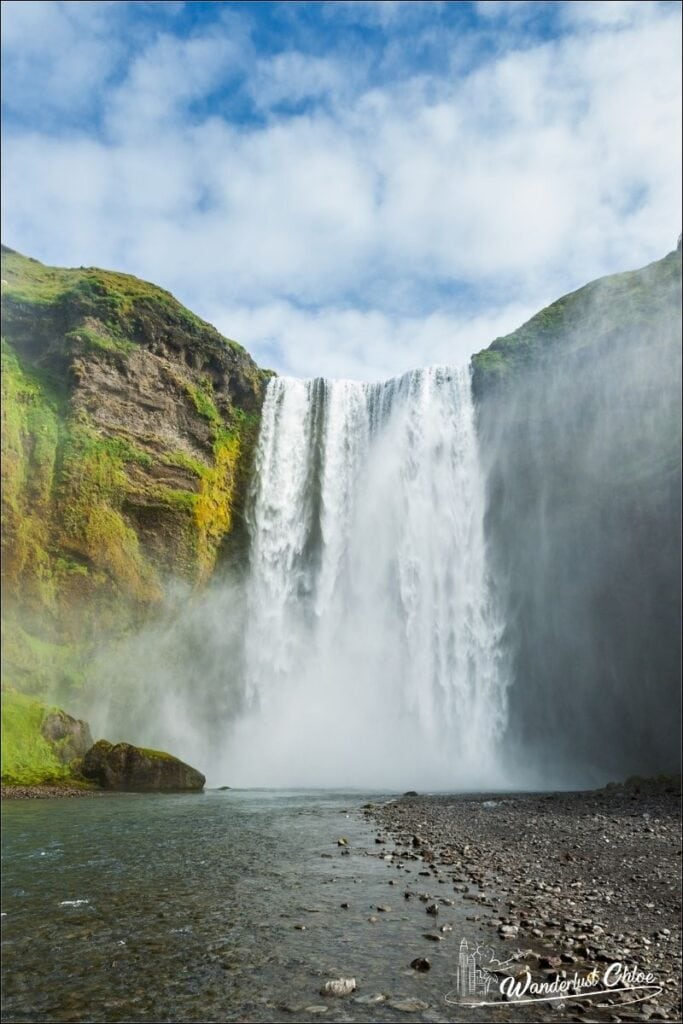 Skógafoss, Islandija