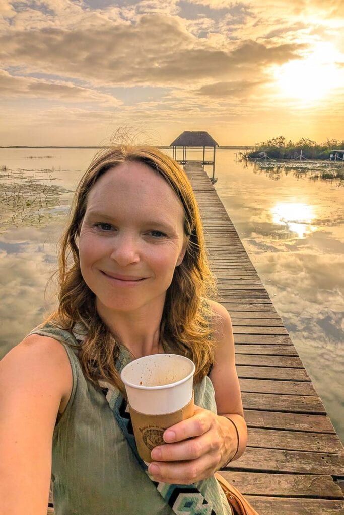 Bacalar sunrise walks