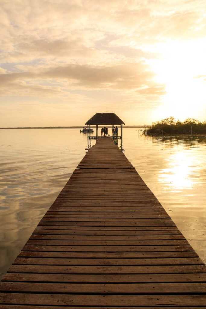 Sunrise in Bacalar