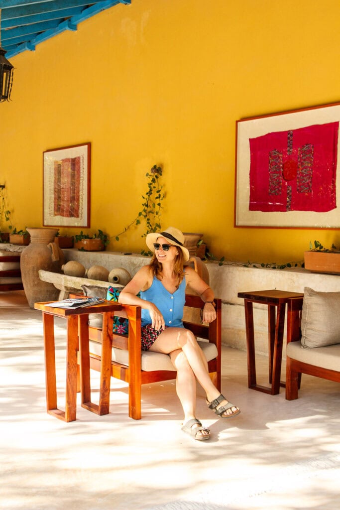 Relaxing at Wakax Hacienda