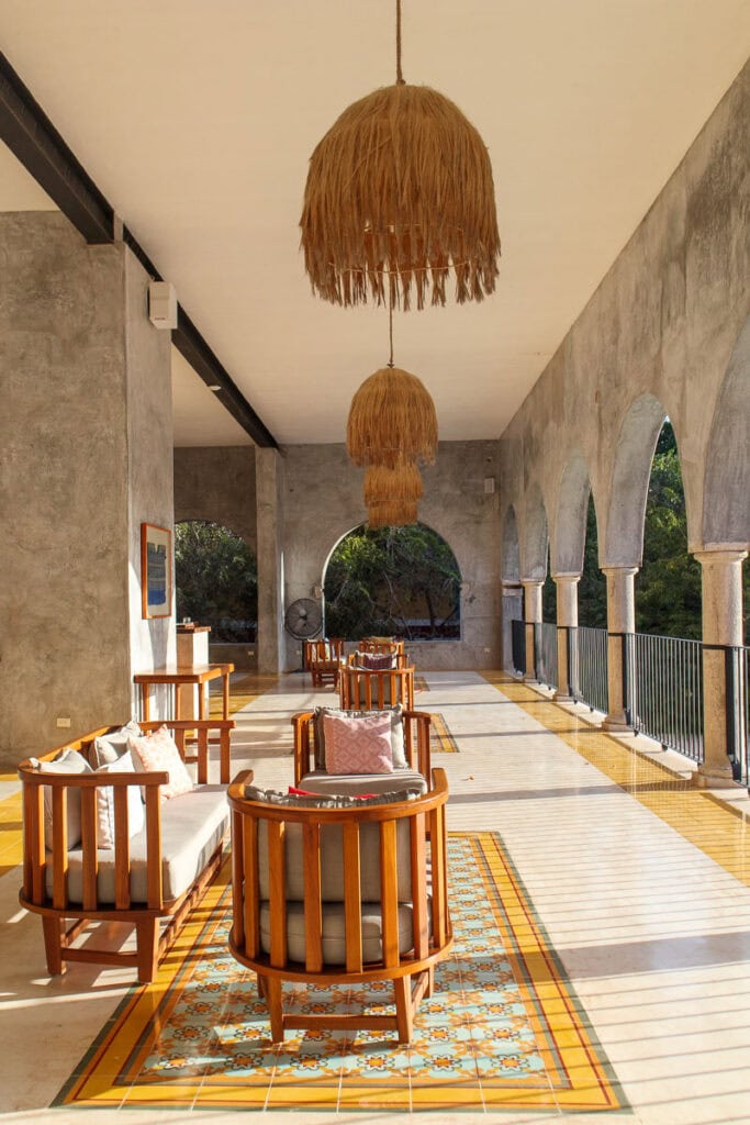 Wakax Hacienda terrace