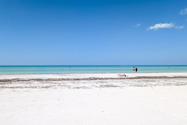 visiting with holbox with kids