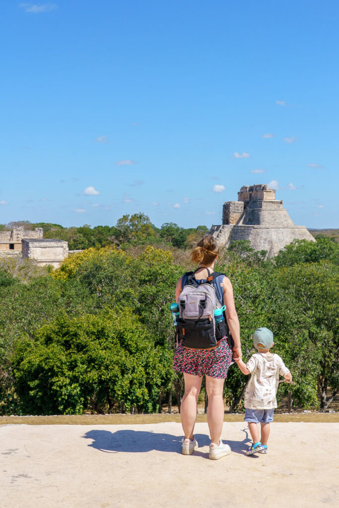 visiting ruins in mexico with kids