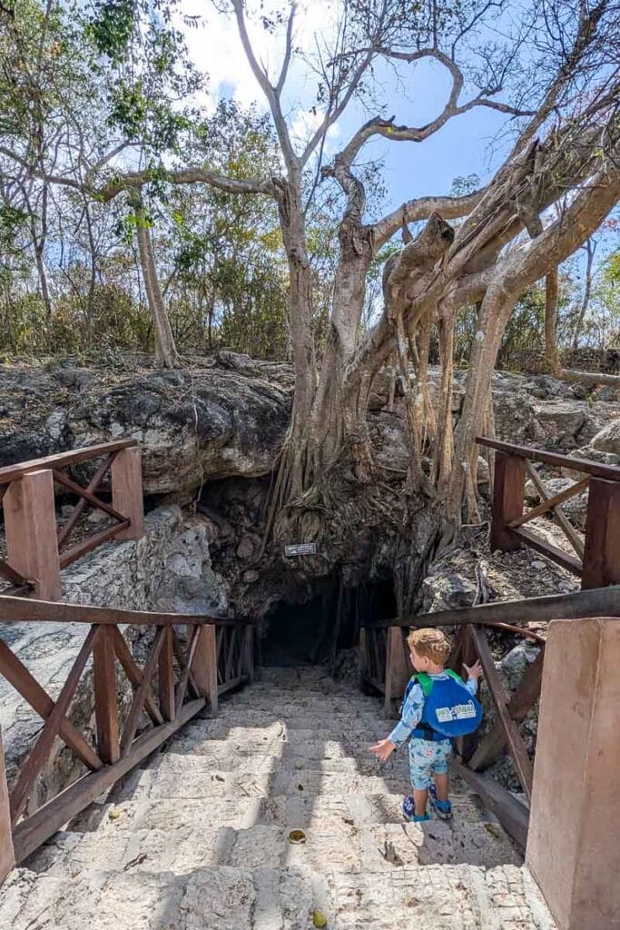 cascabel cenote entrance