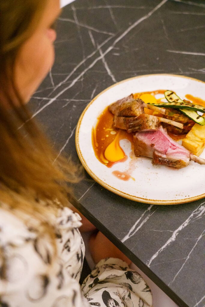 lamb main course grange hotel